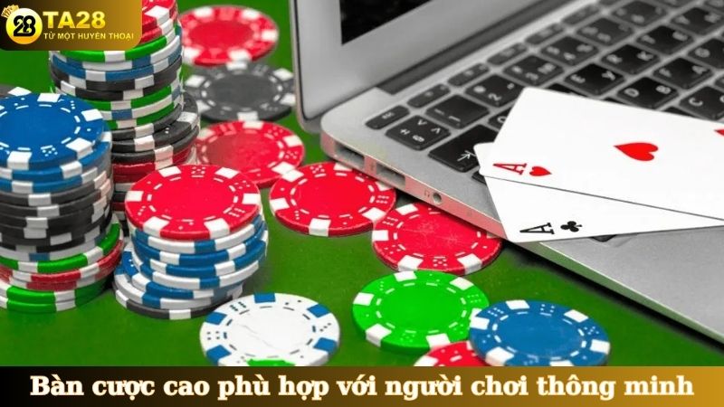 Bàn cược cao phù hợp với người chơi thông minh