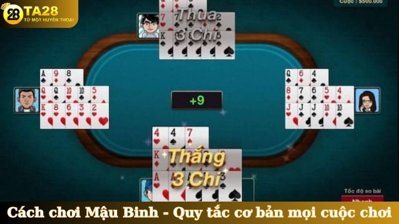Cách chơi Mậu Binh - Quy tắc cơ bản cho mọi cuộc chơi