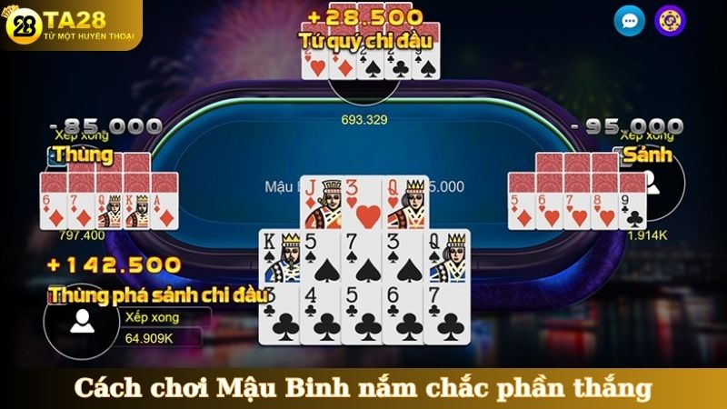 Cách chơi Mậu Binh nắm chắc phần thắng