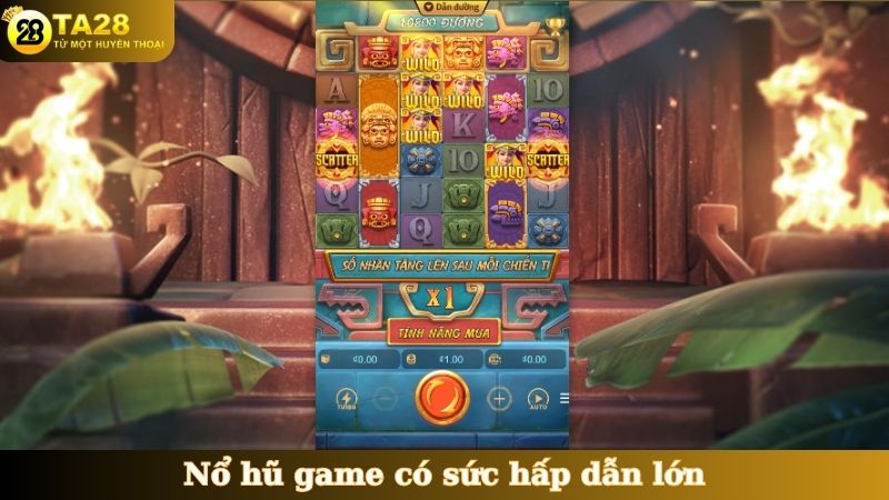 Nổ hũ game có sức hấp dẫn lớn