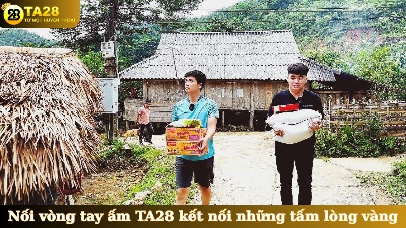 Nối vòng tay ấm TA28 kết nối những tấm lòng vàng
