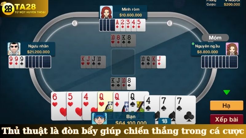Thủ thuật là đòn bẩy giúp chiến thắng trong cá cược