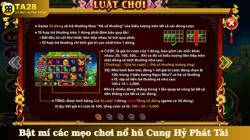 Bật mí các mẹo chơi nổ hũ Cung Hỷ Phát Tài&nbsp;